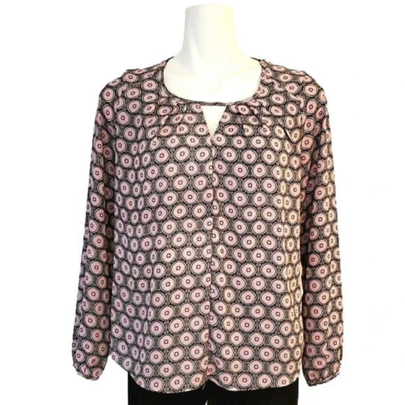Pleione Pink  Pattern Top Size Small - Picture 1 of 4